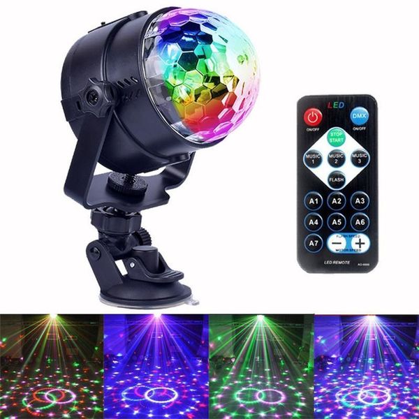 

car headlights mini disco ball light stage lamp moving head led rbg dj sound activated strobe par home dance bar wedding show party