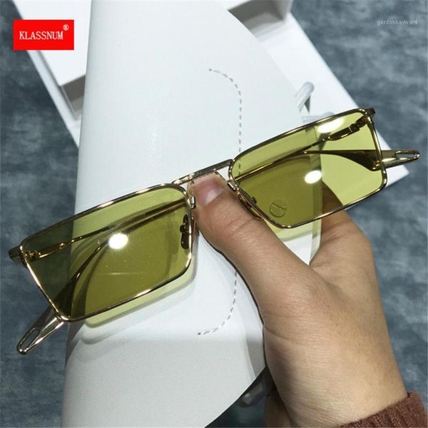 

vintage narrow small sunglasses women metal frame sun glasses rectangle driving eyeglasses street s eyewear, White;black