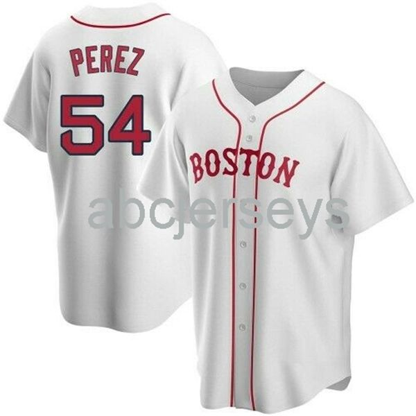 

martin perez white aop baseball jersey xs-6xl, Black