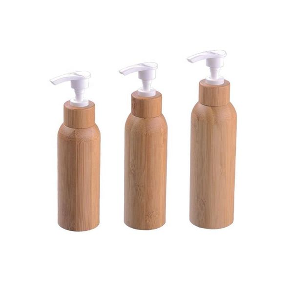 

storage bottles & jars essential oil bottles15ml 30ml 50ml amber glass bottle bamboo covered cosmetic packaging container