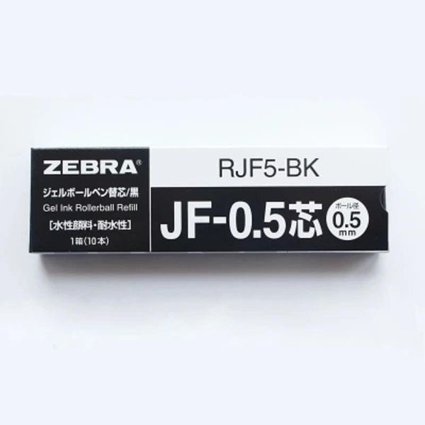 

refills zebra jf-0.5 refill for jj21&jj15&jjz30 gel pen black red 20pcs/lot
