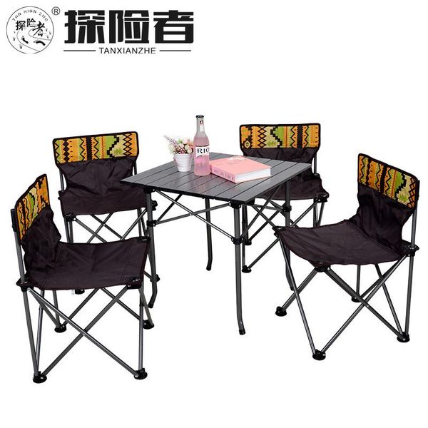 

outdoor classic folding table and chair fishing accessories