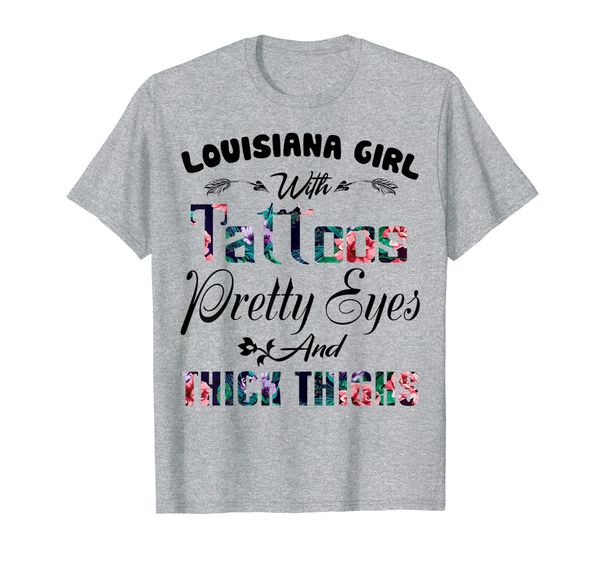 

louisiana girl with tattoos pretty eyes and thick thighs tsh, White;black