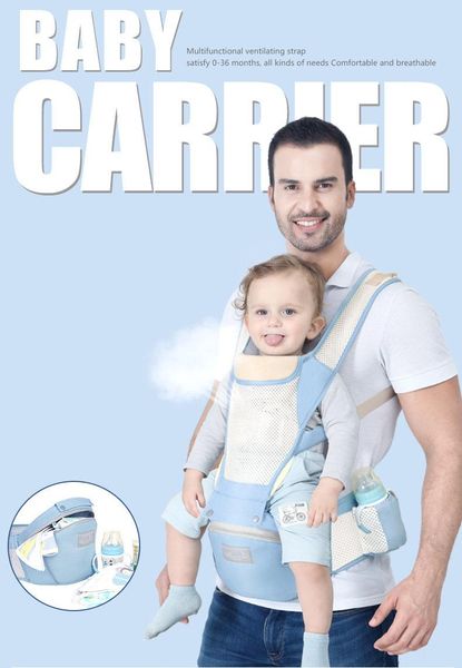 

carriers, slings & backpacks 0-36m baby sling multifunctional ventilating strap front rear dual carrier pure cotton holding infant soft wais