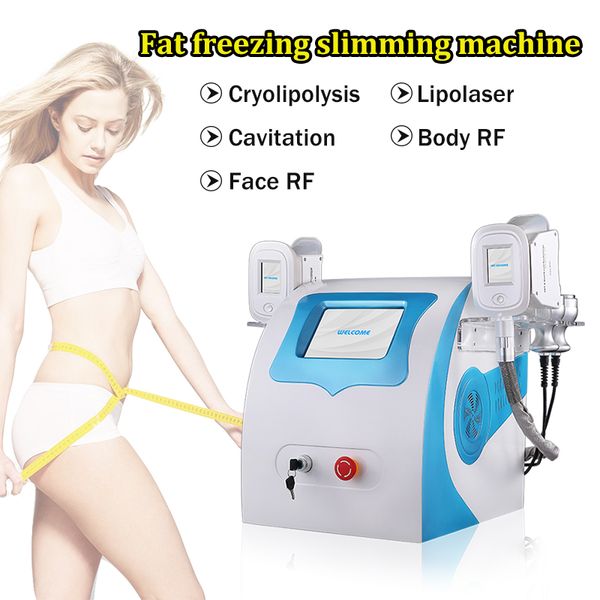 Multifuncional ADIPOSE REDUÇÃO EQUIPAMENTO Lipolaser Slimming Machine Radio Frequência RF Casa Salon Use 2 anos de garantia CE aprovado