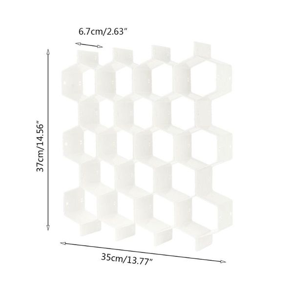 

drawer divider organizer 8pcs diy plastic grid honeycomb box storage drawers