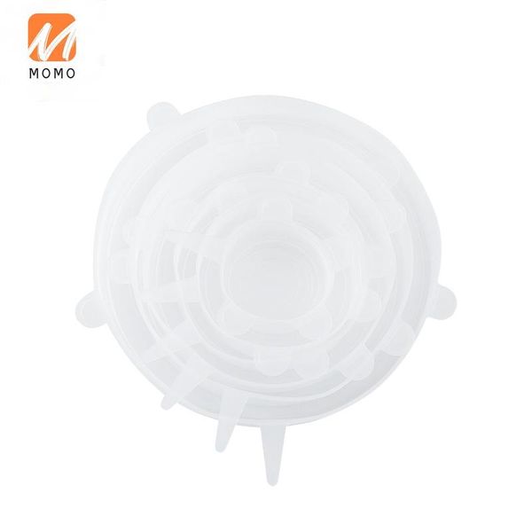 

edible silicon fresh cover universal bowl sealed round multifunctional safety refrigerator artifact storage bottles & jars