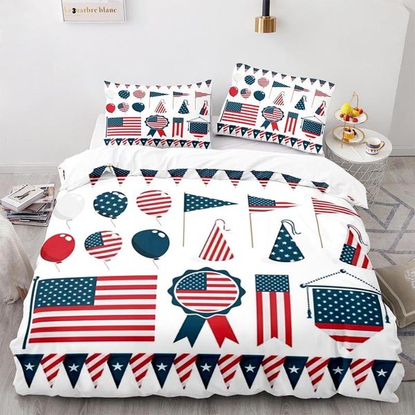 

bedding sets usa flag set single twin full  king size united states bed american children's kid bedroom duvetcover 12
