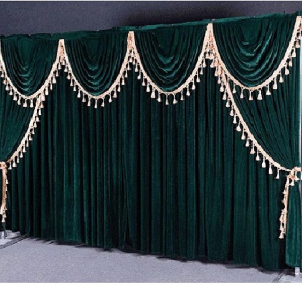 

curtain & drapes european style velvet valance decoration curtains for living room bedroom chinese han and tang retro