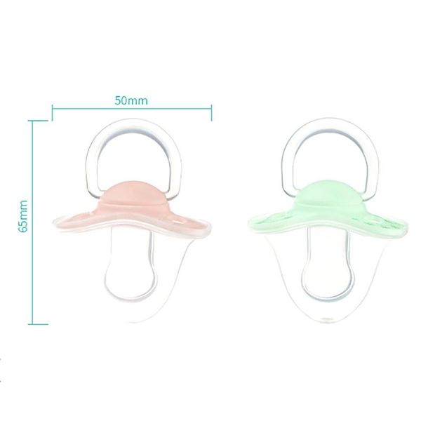 

pacifiers# 2 styles infant nipple soother pacifier sleepy born baby dummy silicone thumb play mouth 6.5cm * 5cm 3cmws
