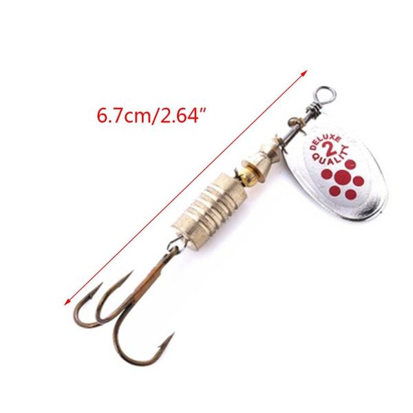 

fishing hooks 57ed 10 pcs 6.7cm 7g spinner spoon metal bait lure sequins crankbait tackle