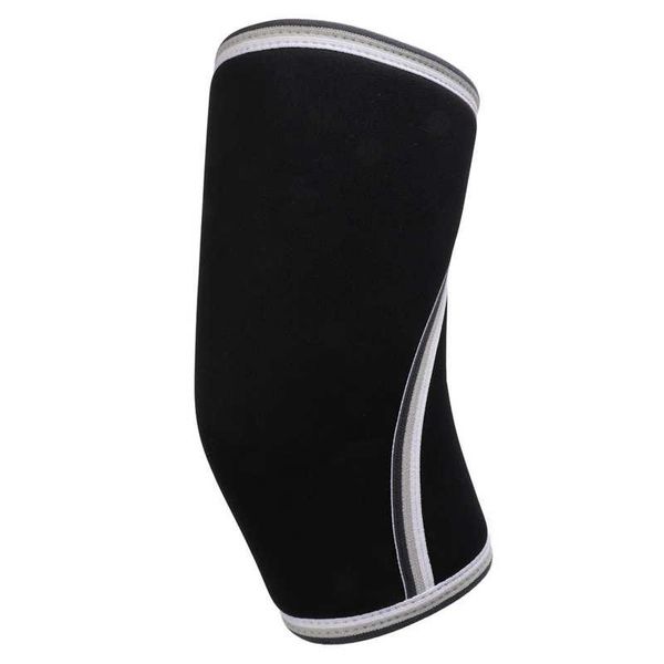 

elbow & knee pads brace 7mm single layer thickness sport protector skin friendly close fitting for mountaineering, Black;gray