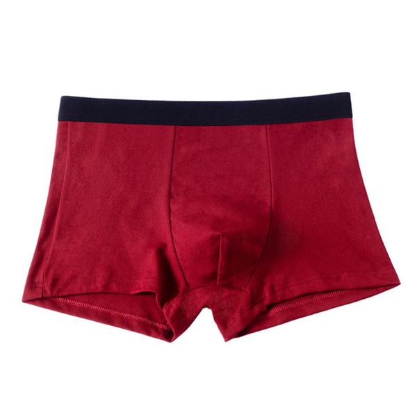 

men's underwear cotton, personality, comfortable, breathable and comfortable elastic boxer briefs underpants, Black;white