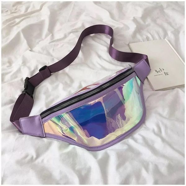 

waist bags rrwomenstore special laser transparent fanny pack fashion versatile color cross-body sports bag leisure vitality web celebrity