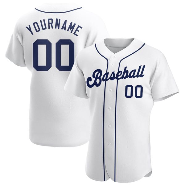 

custom white navy-121 authentic baseball jersey, Blue;black