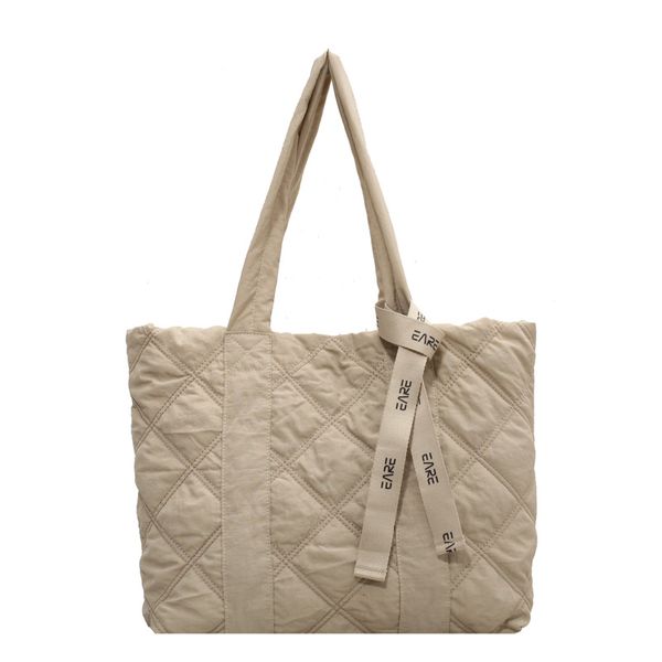 Borsa tote individualità da donna Borsa monospalla Borsa per pendolari autunno e inverno Borsa per abiti in cotone