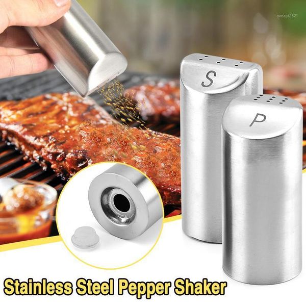 

storage bottles & jars 1pc gold spice jar condiment set kitchen seasoning salt pepper shakers cruet sets sauce oil cooking tool