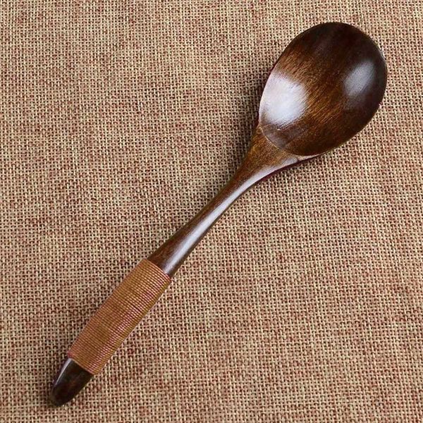 

spoons lot wooden spoon bamboo kitchen cooking utensil tool soup teaspoon catering using condiment small scoop
