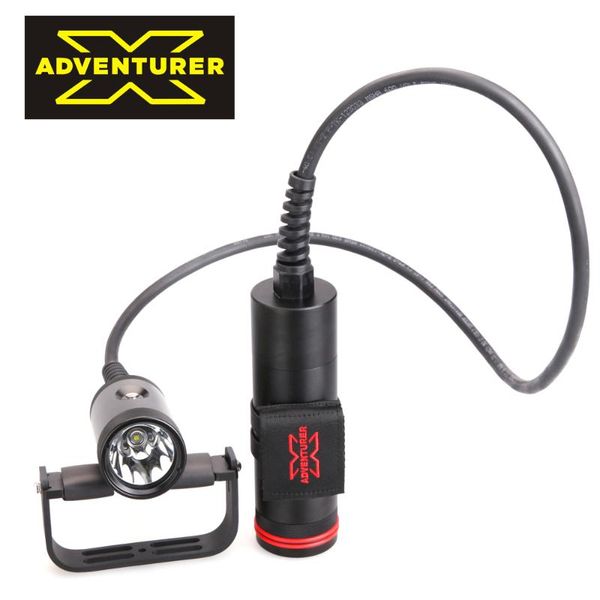 

x-adventurer underwater waterproof t1800 led primary tech dive light scuba diving pool & accessories