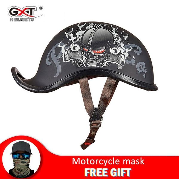 

motorcycle helmets gxt helmet vintage retro scooter half casco moto capacete motorbike riding