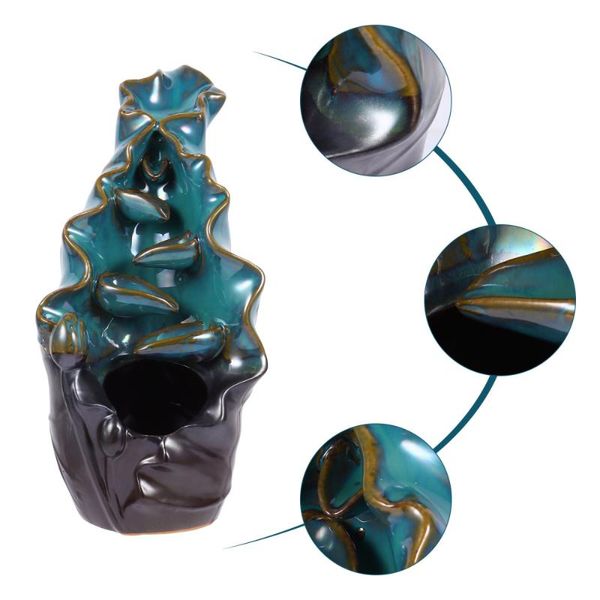 

fragrance lamps cretive incense burner backflow waterfall ceramics censer ornaments