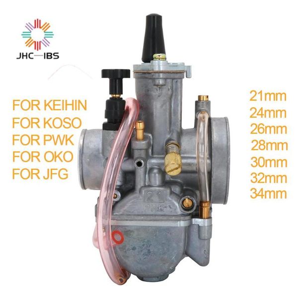 

motorcycle pwk 21 24 26 28 30 32 34mm carburador carburetor carb for universal atv buggy quad go kart jet dirt racing bike fuel system