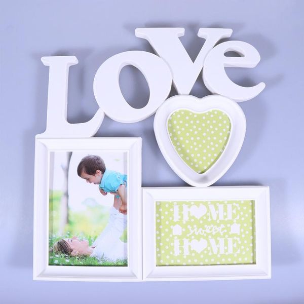 

plastic po frame love heart combination decorative frames