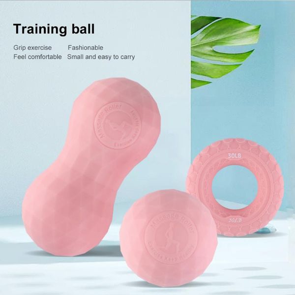 

fitness balls silicone peanut fascial ball set cervical membrane rehabilitation exercise for yoga pilates physical therapy