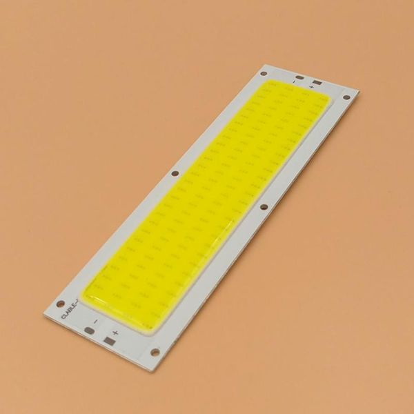 

bulbs big promotion ultra bright 1300lm 12w cob led light strip 12v dc for diy lights work lamps home 120*36mm chip