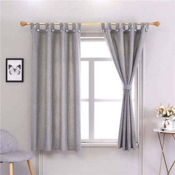 

curtain & drapes [ready stock] gy8519 gyrohome 1pc shoulder strap with button w140cmxh170cm window living room darkening dec