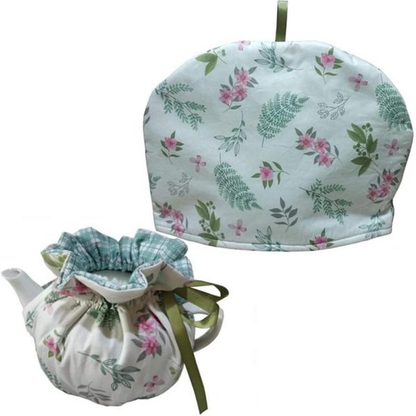 

tea cozy vintage comfortable fabric flower printed cosy for pot storage bags