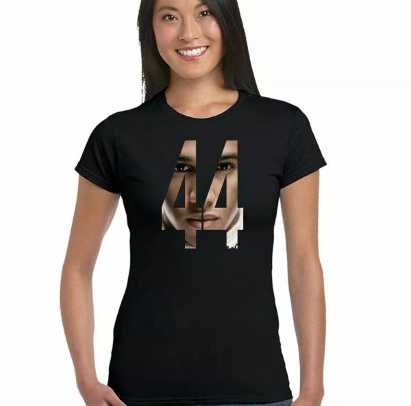 

lewis hamilton t-shirt #44 womens tribute fan t-shirt, White;black