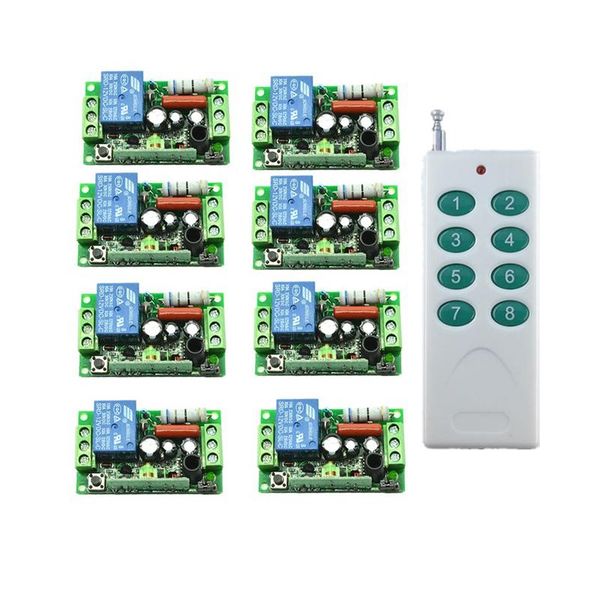 

smart home control ac220v remote switch 10a relay 1ch wireless rf transmitter+receiver
