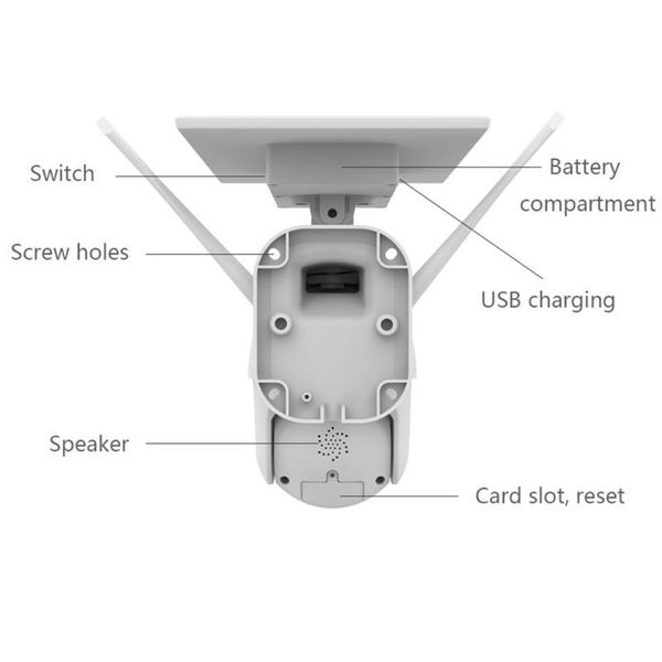 

camcorders wireless solar powered security cameras with night vision cctv smart home surveillance 1080p outdoor monitor