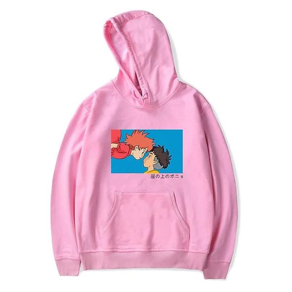 

New design animation print loose men's 3D print cover vision special round high quality US sweater trend front line punk style new, Black