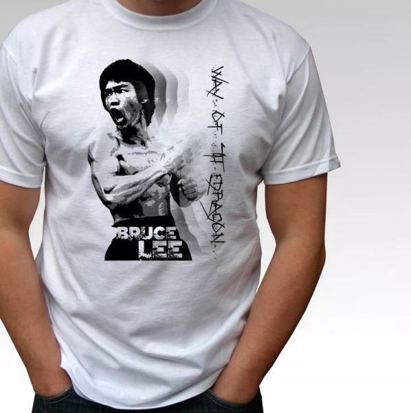 

bruce lee way of the dragon white t shirt - mens and kids sizes, White;black