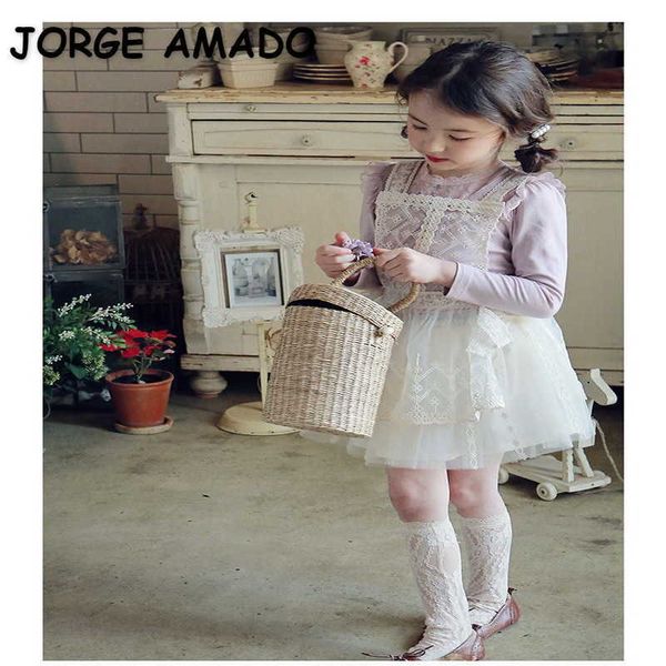 

korean style spring teenagers girl skirt elastic waist solid color tutu mini skirts children clothes e679 210610, Blue