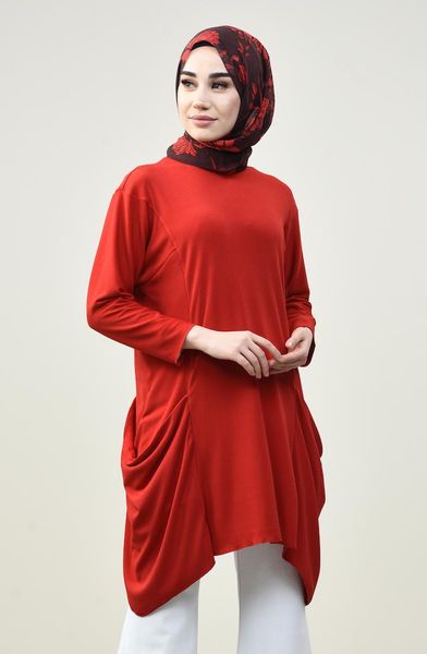 

women's blouses & shirts minahill red tunic 8141-04, White
