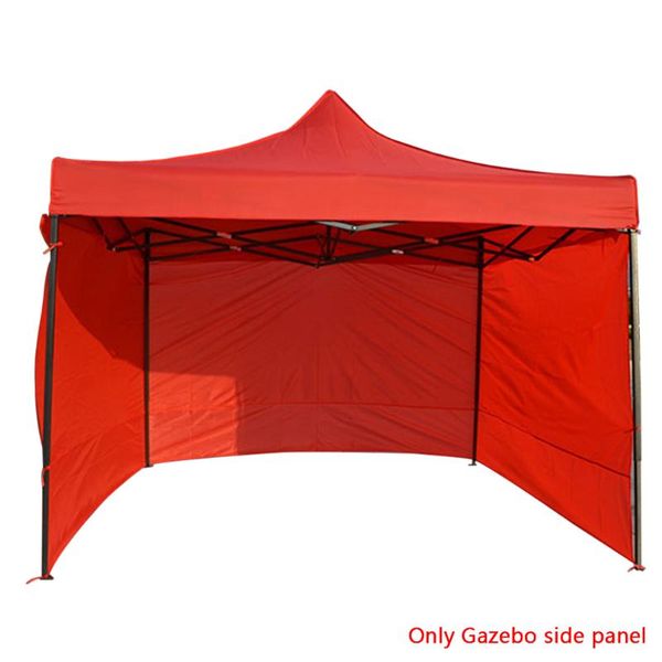 Durevole Impermeabile Anti-UV Facile da usare Parete laterale Riutilizzabile Tenda da esterno Gazebo Pannello laterale Tessuto Oxford Antivento Accessori portatili Tende e S