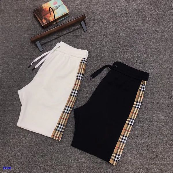 

men's shorts summer leisure sports 2021 fashion quick-drying men's beach pants, White;black