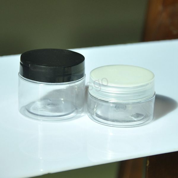 30g 50g Barattolo di crema trasparente Bottiglia cosmetica Lozione Balsamo per le labbra Contenitore da viaggio Maschera facciale portatile Trasparente Mini vasetti BH5520 WLY