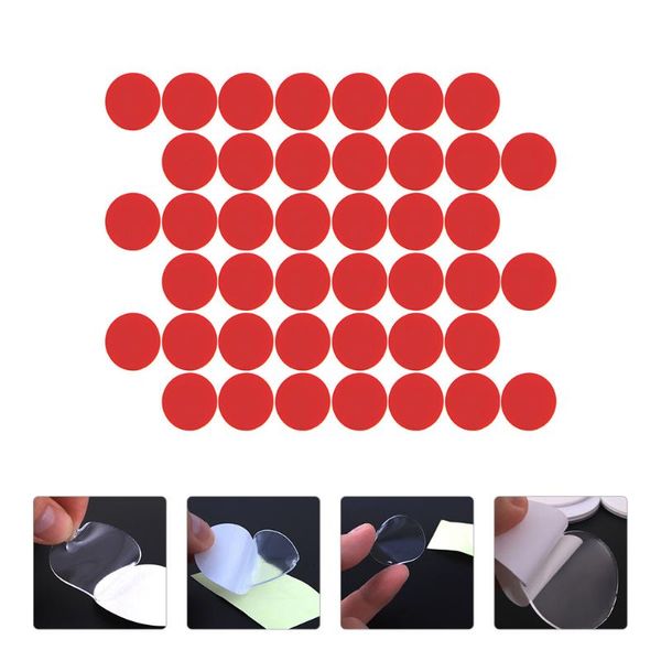 

interior decorations 100pcs double-sided stickers diy ornaments fixing round tapes