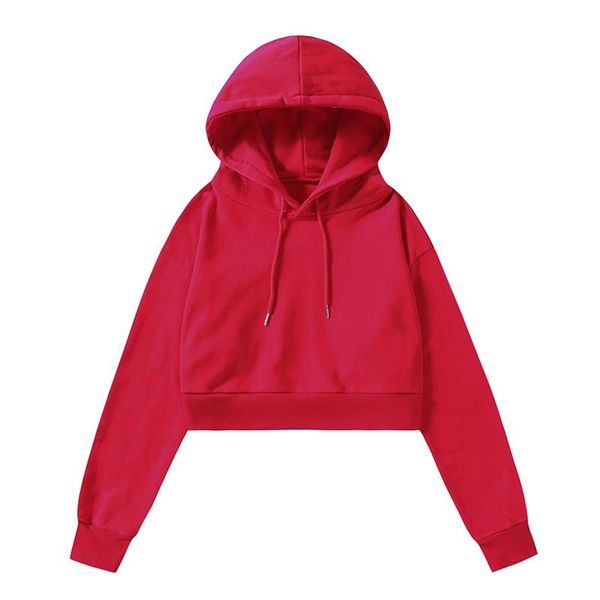 

women's hoodies & sweatshirts short hoodie fashion long sleeve, Black