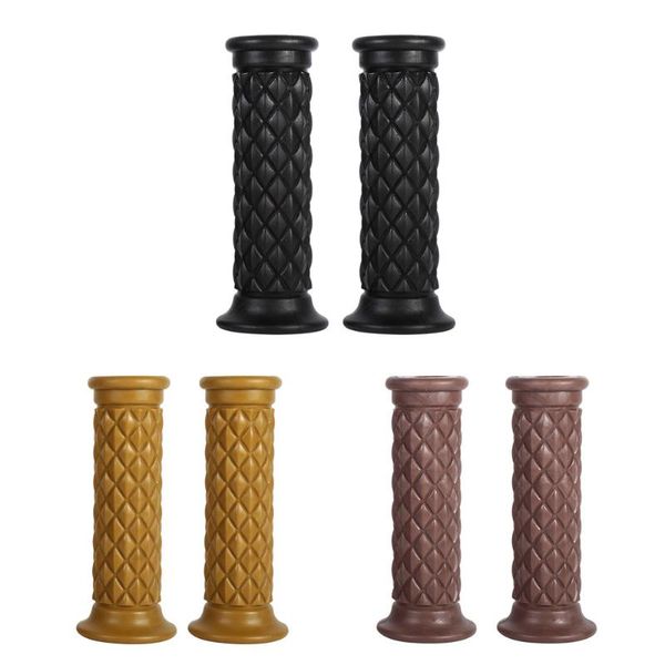 

handlebars motorcycle 1 pair of 7/8" 22mm universal rubber handlebar hand grips bar end