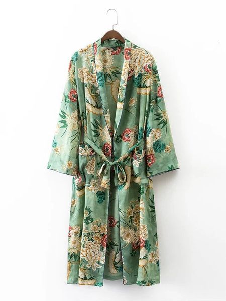 

women's blouses & shirts elegant floral printed kimono blouses shirt women fashion japanese long cardigan summer bohemian beach be, White
