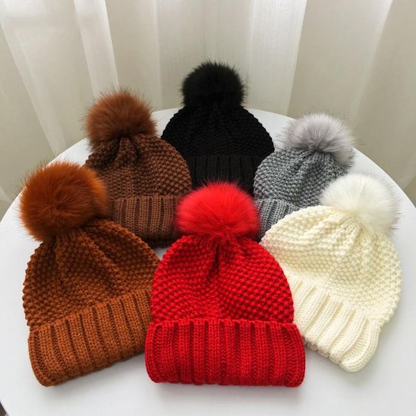 

beanies cute removable pom balls knitted hats for women ladies solid beanie autumn winter warm crochet woolen cap hat gorros