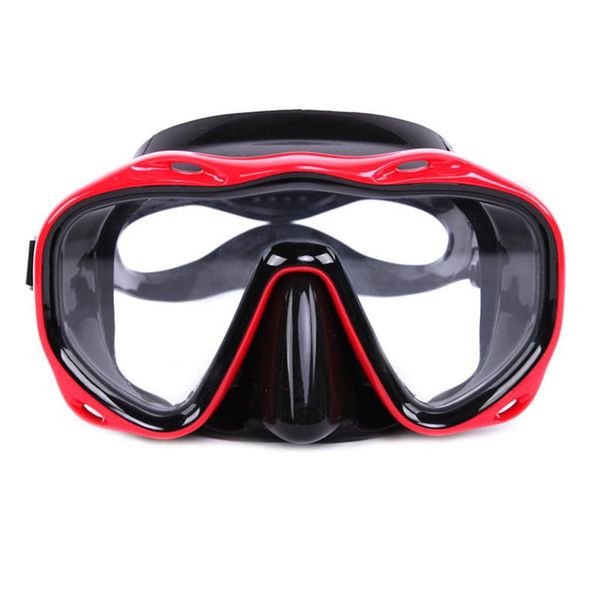 

swimming snorkel anti-fog clear wide view goggles set for summer diving zj55 masks