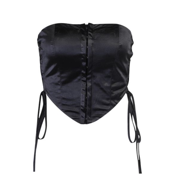 

summer crop bodycon black vest vest celebrity club night party 210422, White