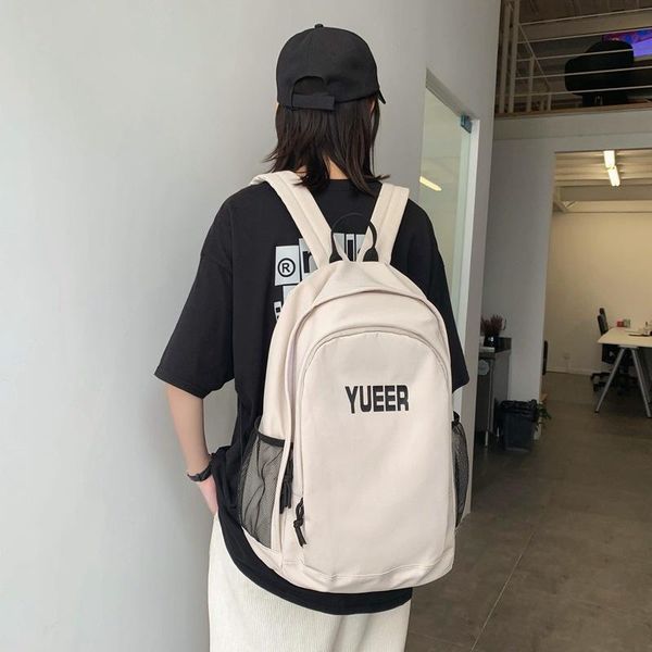 

backpack woman schoolbag for teenage girls boys harajuku female fashion bag student lady book pack high capacity nylon bagpack