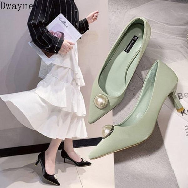 

dress shoes 2021 summer style shallow mouth single wild with stiletto pointed high-heeled tide, Black